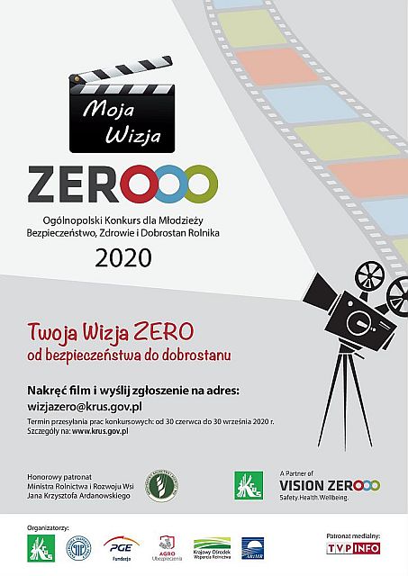 Konkurs KRUS Moja "Wizja Zero" - plakat