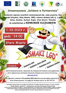 Konkurs kulinarny „Smaki LGD” - plakat