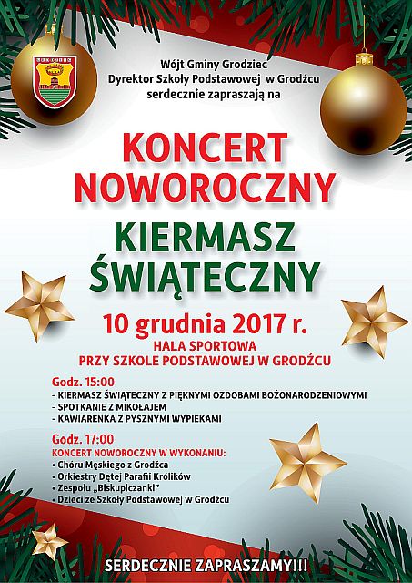 plakat grodziec kiermasz maly