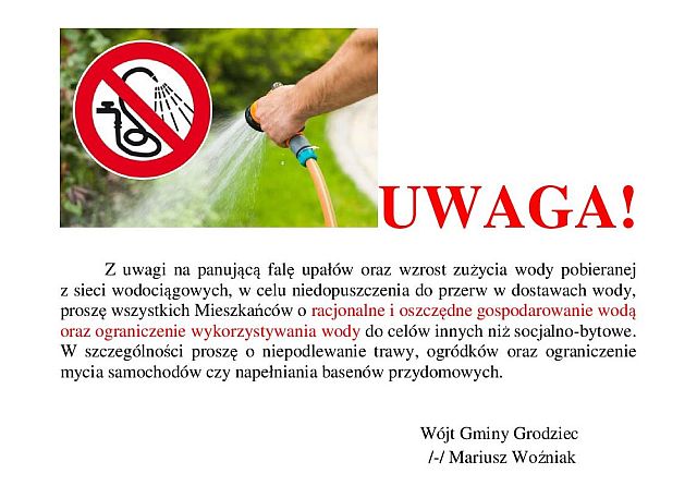 ogloszenie woda male