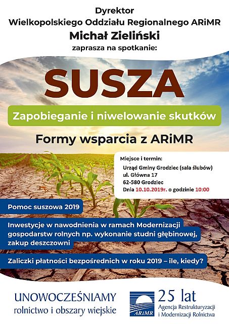 ARiMR Plakat susza 2 male