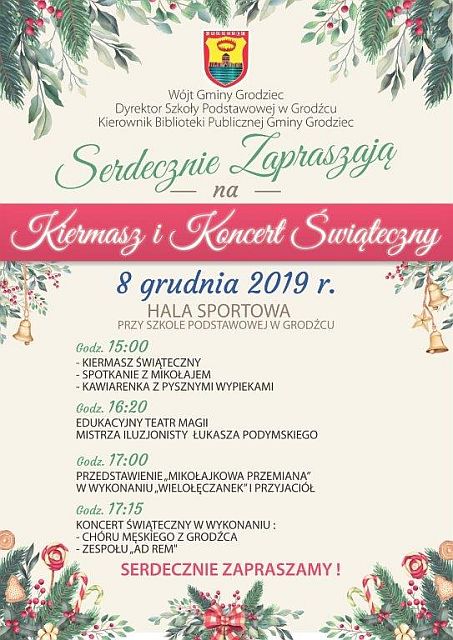 Kiermasz i Koncert Świąteczny 2019