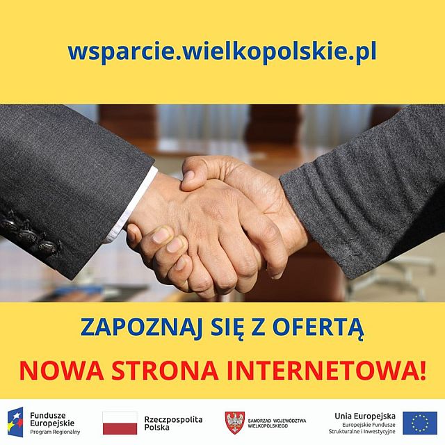 Plakat wsparcie.wielkopolskie.pl