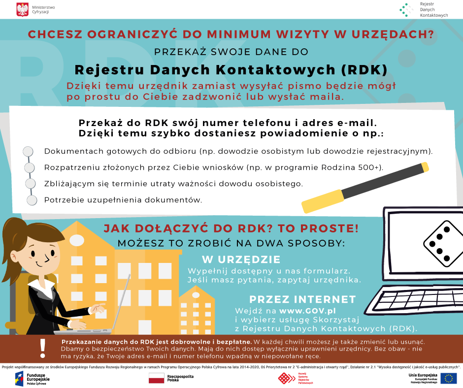 Plakat - Rejestr Danych Kontaktowych