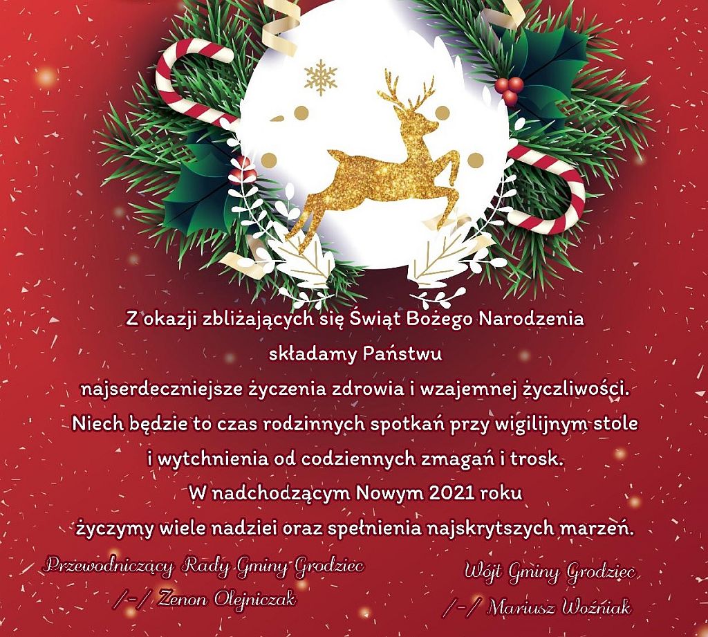 Życzenia świąteczne 2020