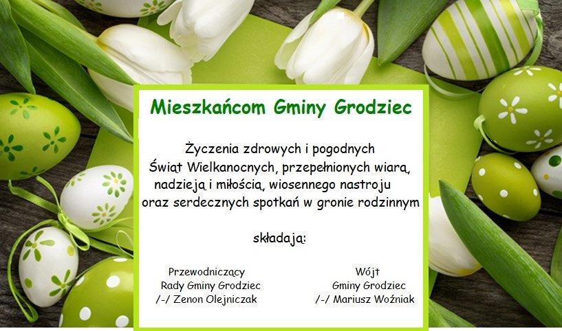 Życzenia wielkanocne 2021 r.
