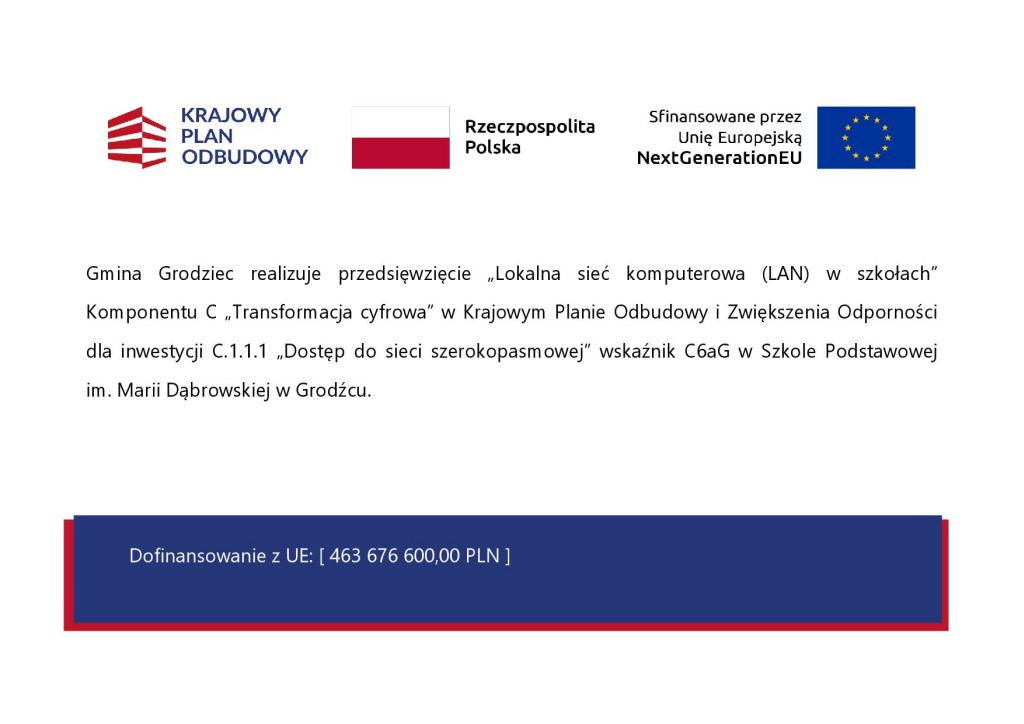 Lokalna sieć komputerowa (LAN) w szkołach - plakat