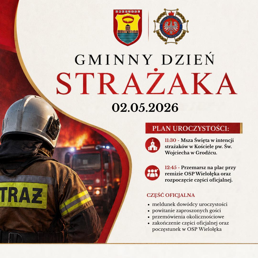 Gminny Dzień Strażaka 2026 - plakat